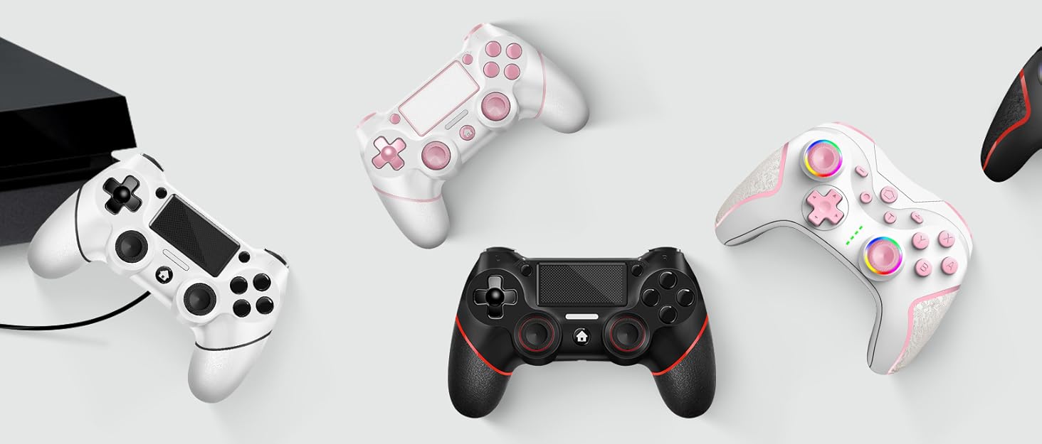 スイッチコントローラー、LEDライト、マクロ機能、自動連続防火機能、3ステップターボ速度、4 HD振動、スイッチコントローラー、6軸ジャイロセンサー、バックボタン、1,000 mAh、大容量