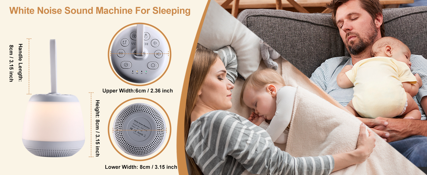 mini white noise machine travel