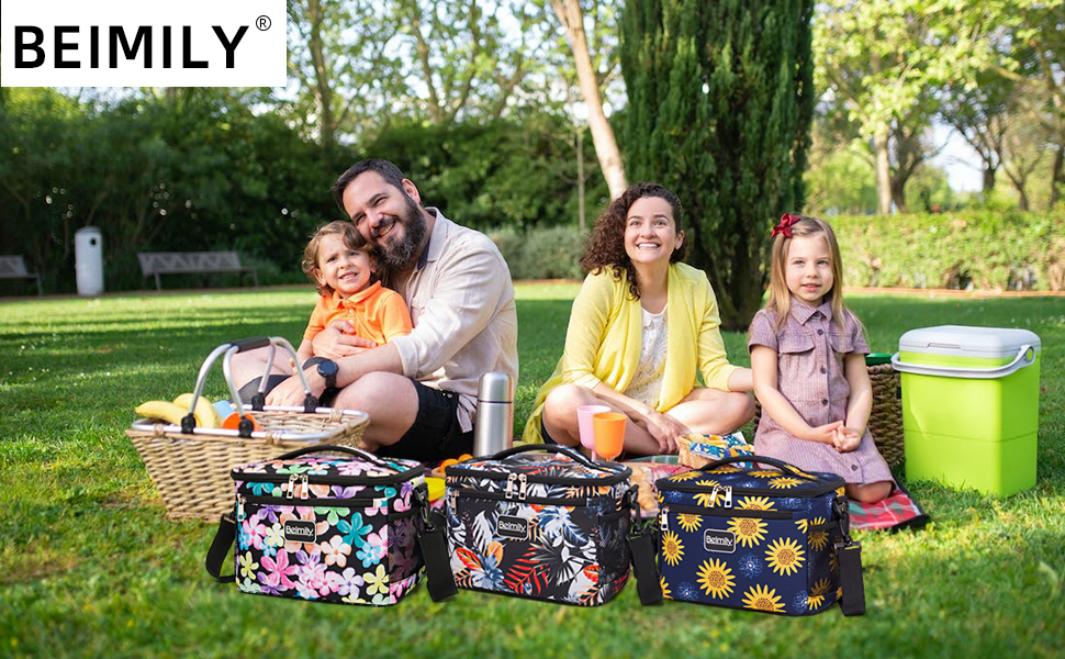 BEIMILY Insulated Lunch Bag for Women/Men,small cooler bag