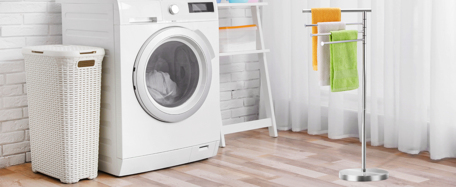 standing towel rack