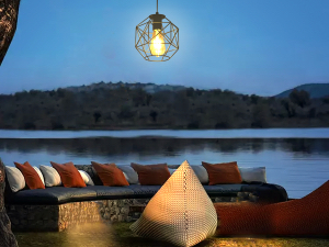 solar power chandelier