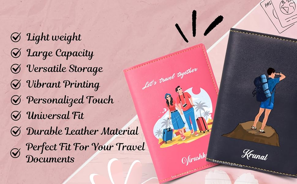 personalised passport holder