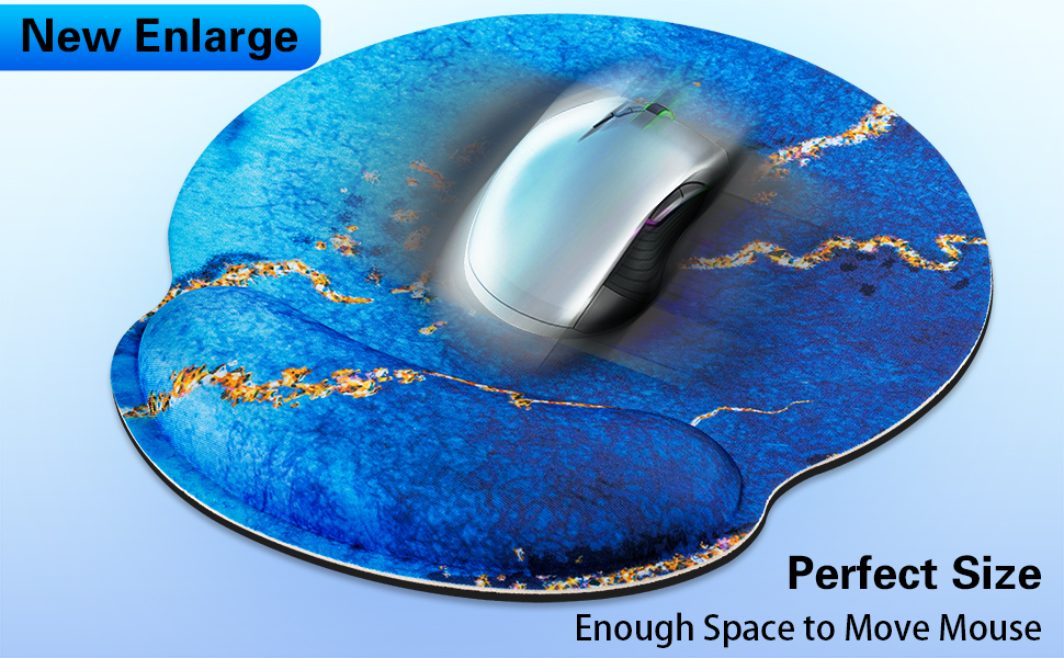 Mouse Pad Wrist Support Set, Canjoy 3in1 Keyboard Wrist