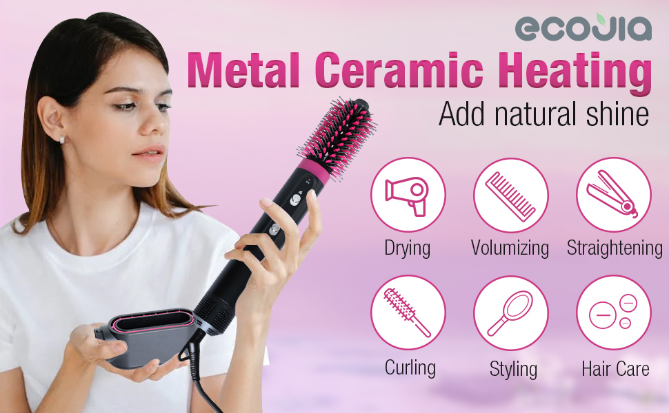 4 in 1 Air Styler Blow Dryer Brush Round Brush Dryer