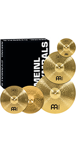 Meinl Cymbal Set Box Pack with 14” Hihats, 20” Ride, 16