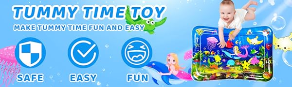 Tummy time Water Play mat.