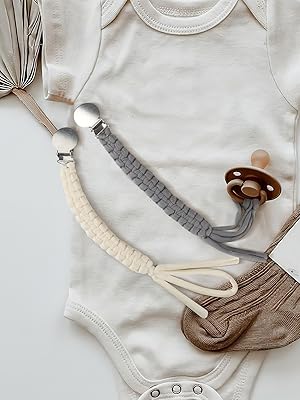 Braided Pacifier Clips 