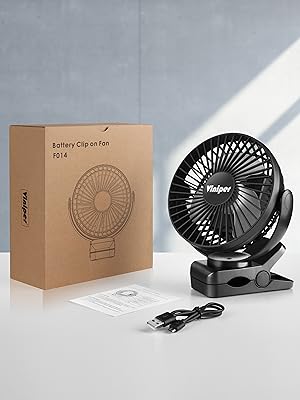 stroller fan clip on for baby rechargeable