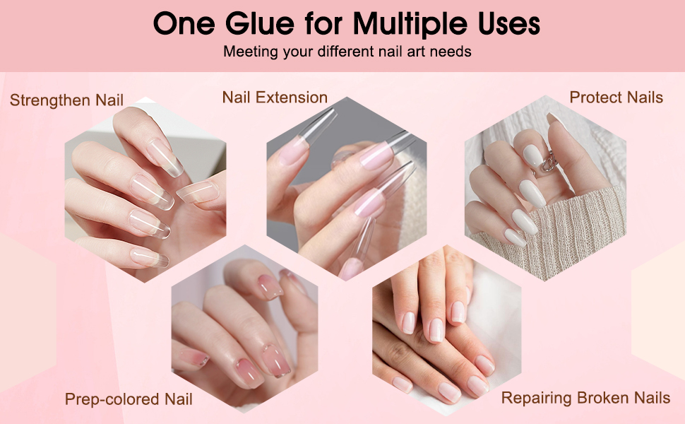 Nail Repair Protection Gel, Nail Repair Gel, Nail Kit for Split Natural Nail