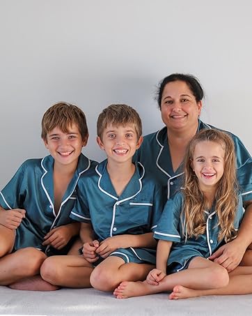 kids satin pyjama silky