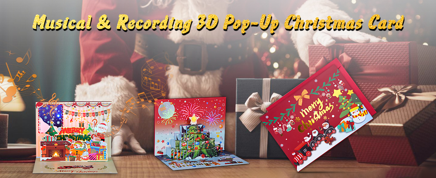 christmas music card