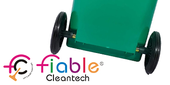 120L Dustbin With Wheel | Waste Bin | HDPE Garbage Dustbin | Outdoor Dustbin SPN-MX9E8