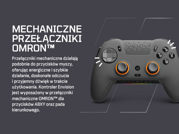 SCUF ENVISION PRO Bezprzewodowy Kontroler do Gier PC - Pięć