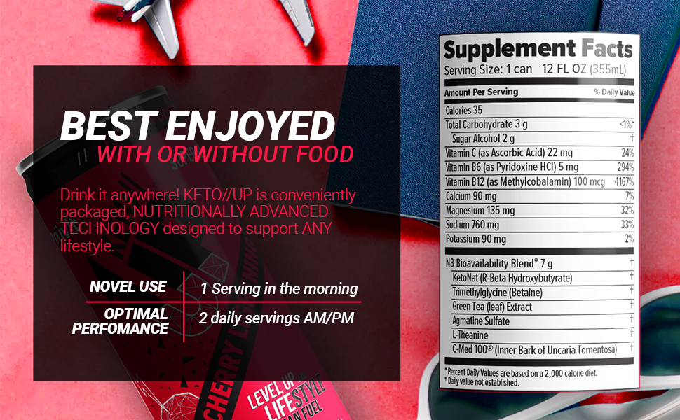 The Cherry Lightning Keto//Up® Drink ReadytoDrink