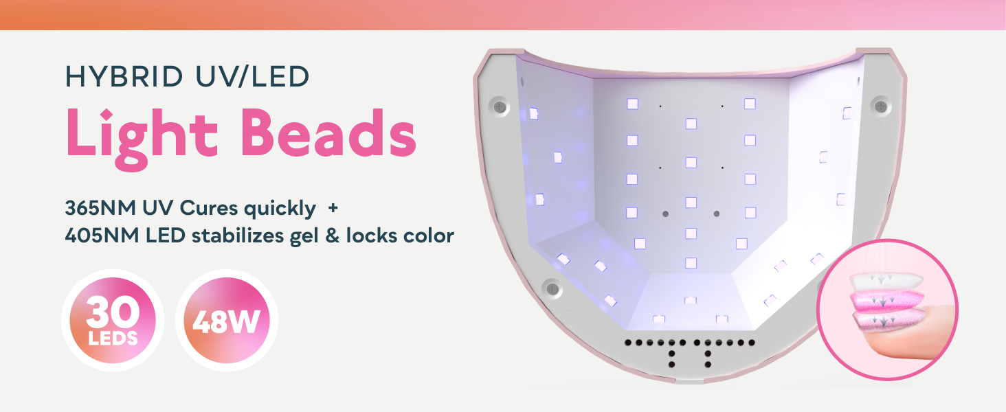 SUNONE UV nail lamp pink