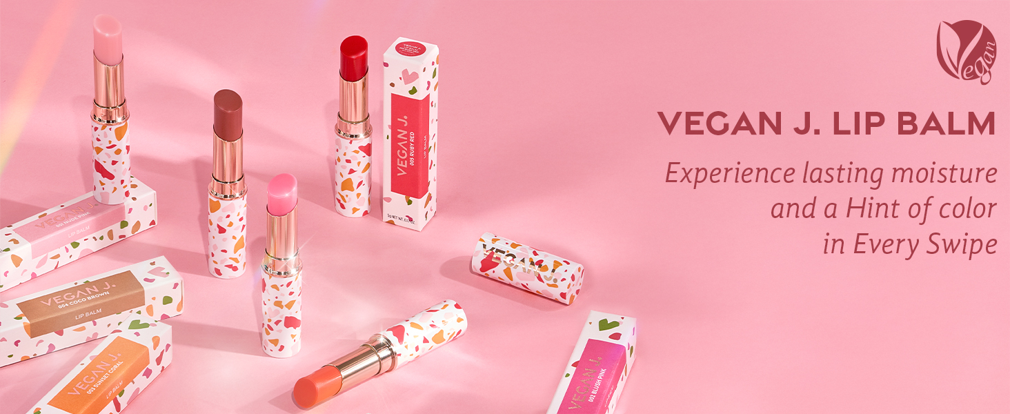 VEGAN J. LIP BALM (5colors)