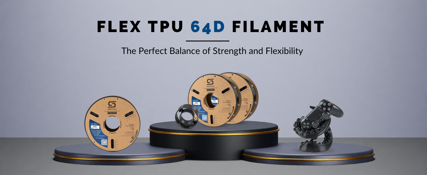 Siraya Tech Flex TPU 64D – High-Performance Elastic 3D Printing Filament