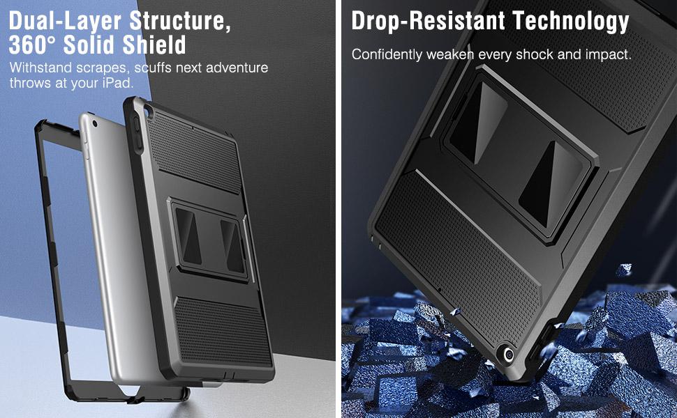 Dual-Layer Structure, 360° Solid Shield