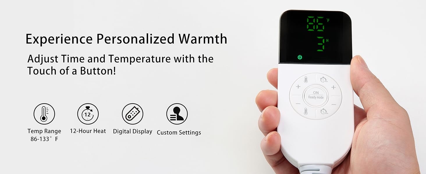 BOPLIFE Artificial Rabbit Fur Electric Blanket Heating