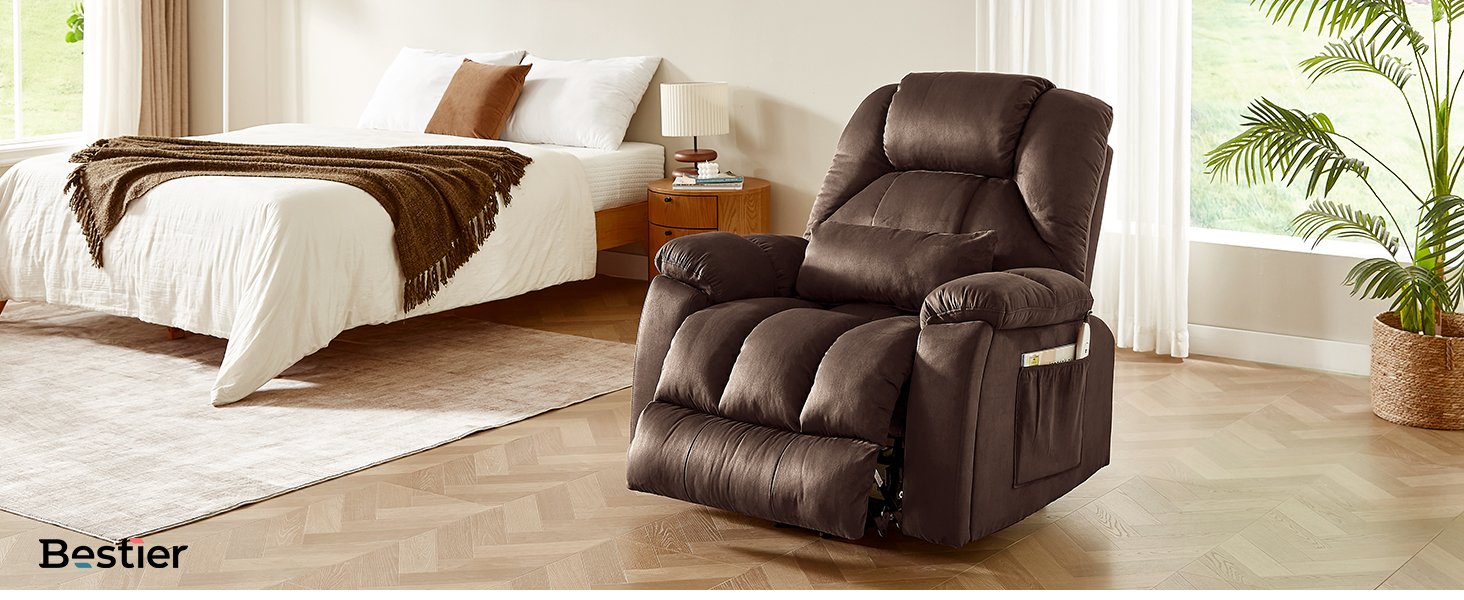 Bestier Oversized Power Lift Recliner Chair