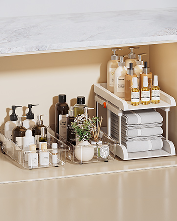 bathroom organizers and storage
