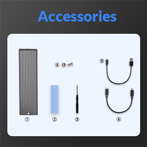 USB 3.1 Gen2 to SATA External Hard Drive Enclosure