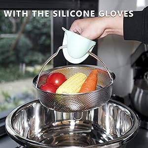 broccoli steamer; food steamer; steam basket for pot; veggie steamer; steamer for vegetables