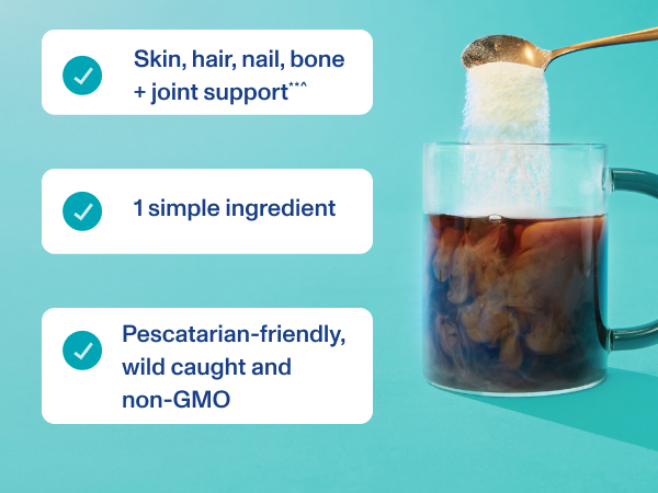 Collagen benefits with mug