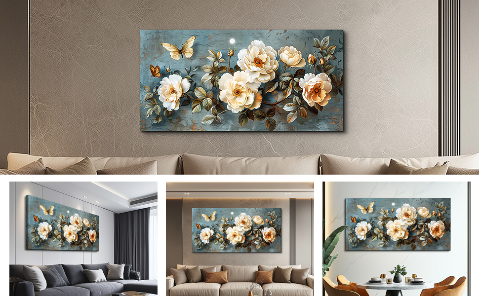White Flower Painting