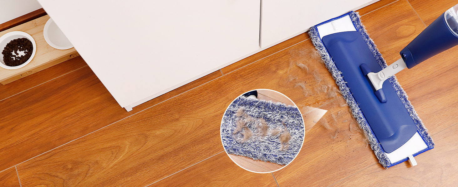 KEEPOW Microfiber Cleaning Pad for Bona, Mop Replacement