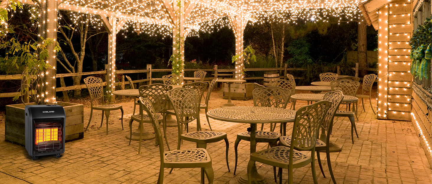 GASLAND Outdoors 15,000 BTU Propane Tank Top Heater, Single