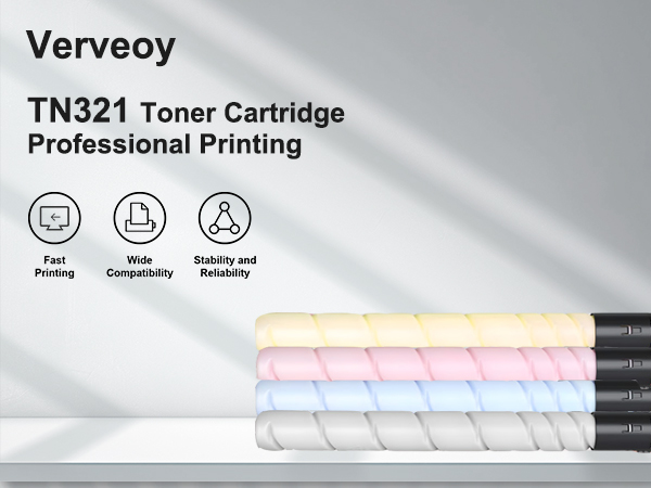 Amazon.com: TN-321 TN321 Toner Cartridge Set A33K130 A33K430