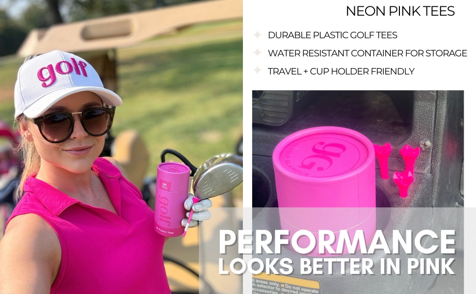 womens golf ladies golfing white pink clothes hats accessories cute golf accessories women ladies