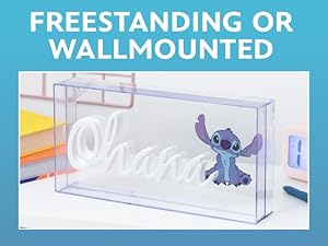 stitch disney paladone ohana neon light home decor