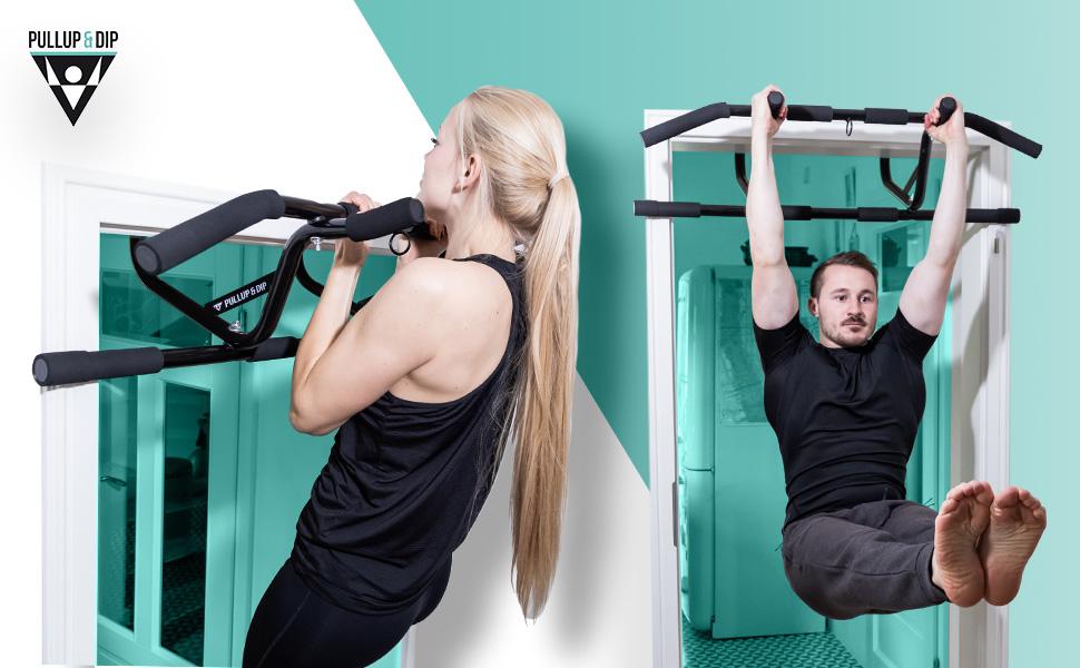 PULLUP & DIP Doorway PullUp Bar Without Screwing And No Slipping, Professional
