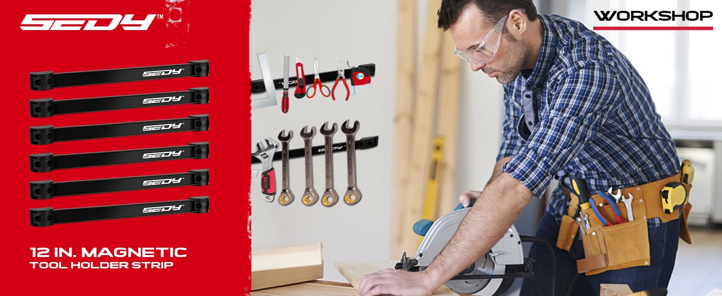 Magnetic Tool Holder Storage Organizer