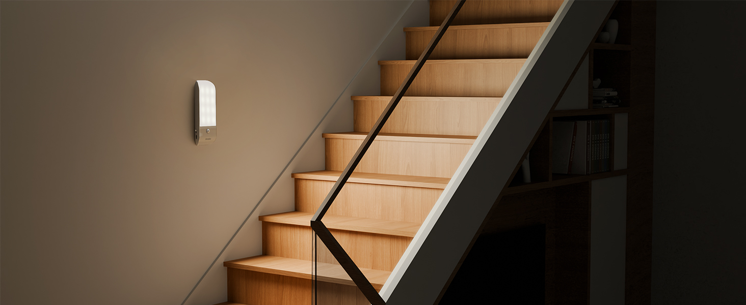 Motion Sensor Lights Indoor, 2 Pack Rechargeable LED Night Light with 3 Modes (AUTO/ON/Off), Stick-On Cupboard Light with Magnetic Strips for Wardrobe, Bedroom, Stair, Cabinet, Kitchen, Hallway 18 Motion Sensor Lights