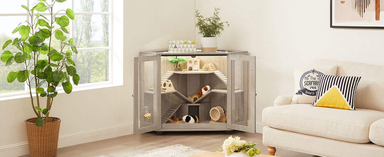 Hamster Cage Guinea Pigs Rabbit Ferret Large Critter Nation Bunny Chinchillas Pet Habitat House