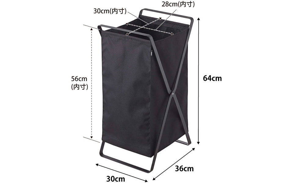 Yamazaki タワー型ランドリーラック ブラック W75D48H190cm Amazon｜山崎実業(Yamazaki) 立て掛け ランドリーシェルフ