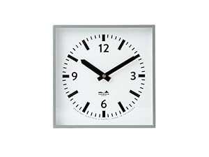 Amazon.co.jp: ハモサ HERMOSA 時計 壁掛け時計 HK-002 スクエア