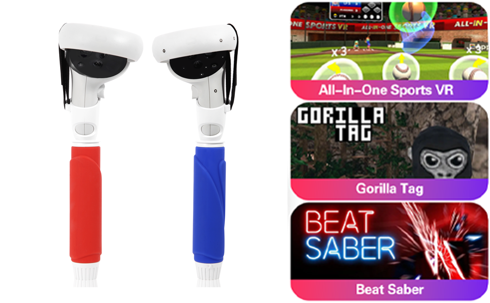 Specially designed for VR ball games, suitable for Beat Saber, Fruit Ninja, Golf+, Baseball