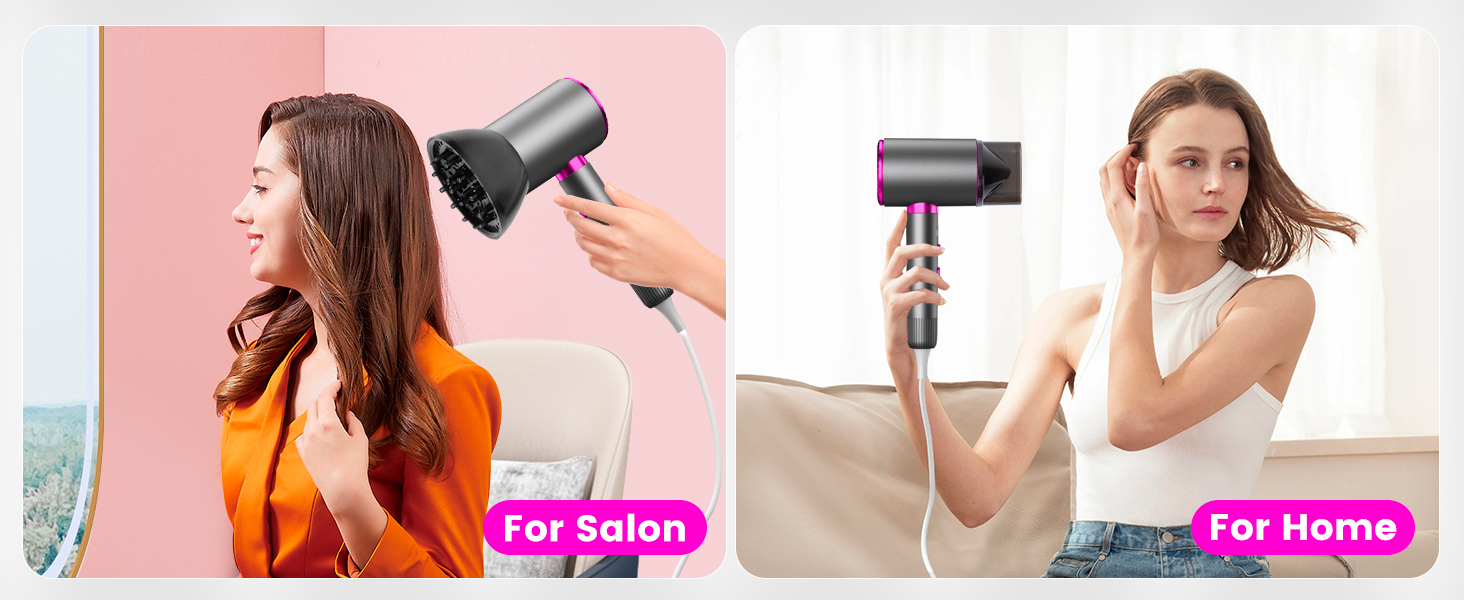 2400W AIUNAOM Constante Ionische Haardroger