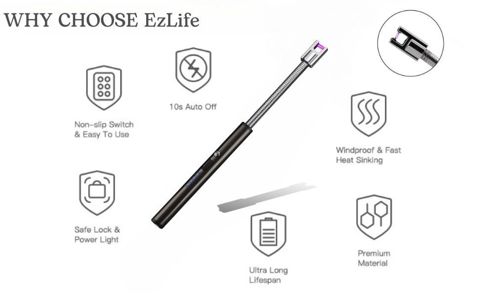 SPN-BFC USB Plasma Rechargeable Electric Lighter