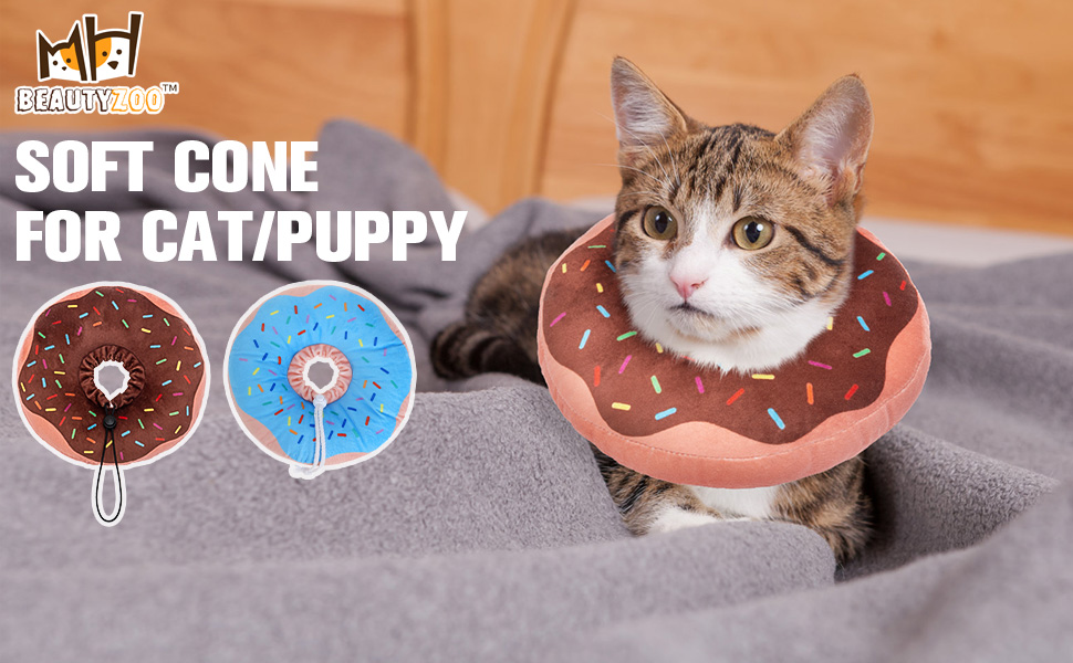 BEAUTYZOO Cat Cone Collars Soft, Cat Recovery E Collars