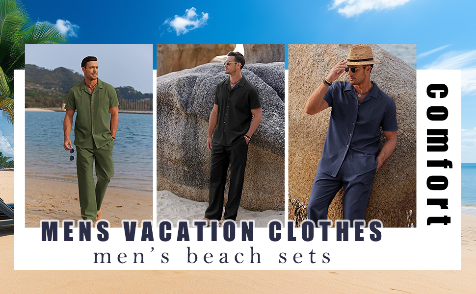 mens beach sets