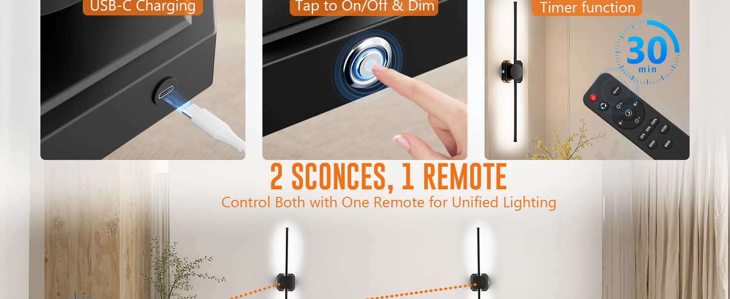 Series of photos showing smart device installation process on door frame or window, featuring close-up shots of mounting hardware and electronic components being attached.