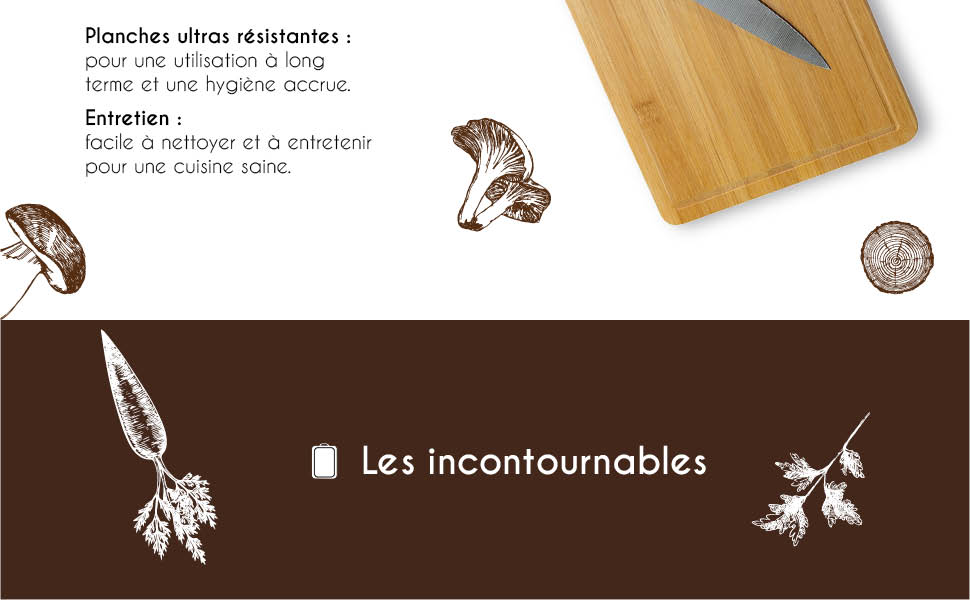 planche découper saucisson