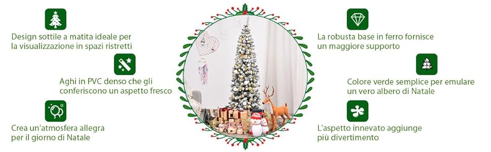 un albero di Natale con un albero di Natale al centro