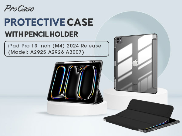 Amazon.com: ProCase for iPad Pro 13 Inch Case M4 2024 with