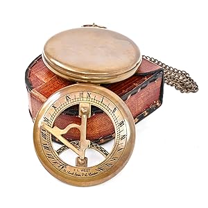 sundial compass pocket watch